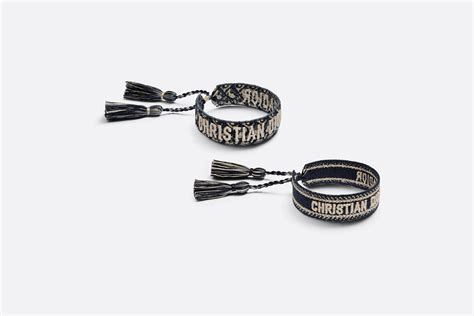 bracciale dior in stoffa|Bracciali Dior in Tela Blu .